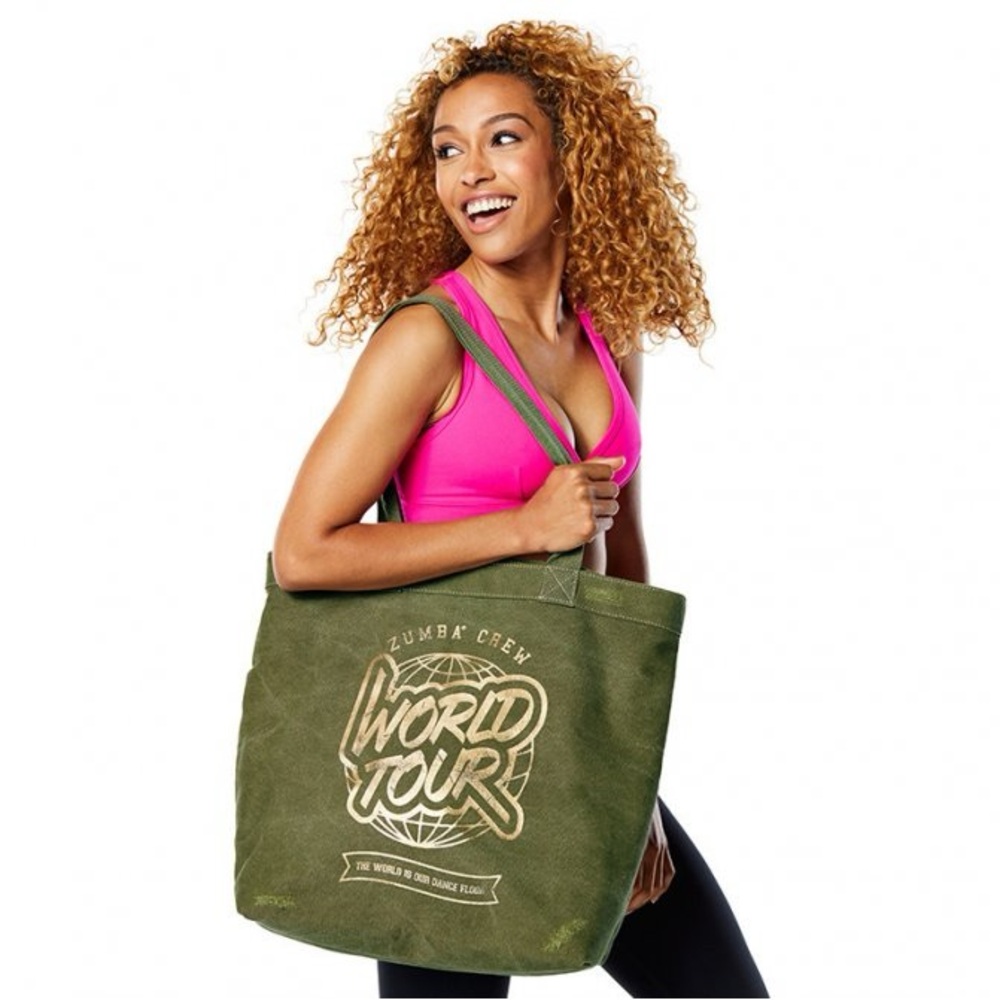 Last One NWT Zumba World Tour Tote Bag - Armed and Ready